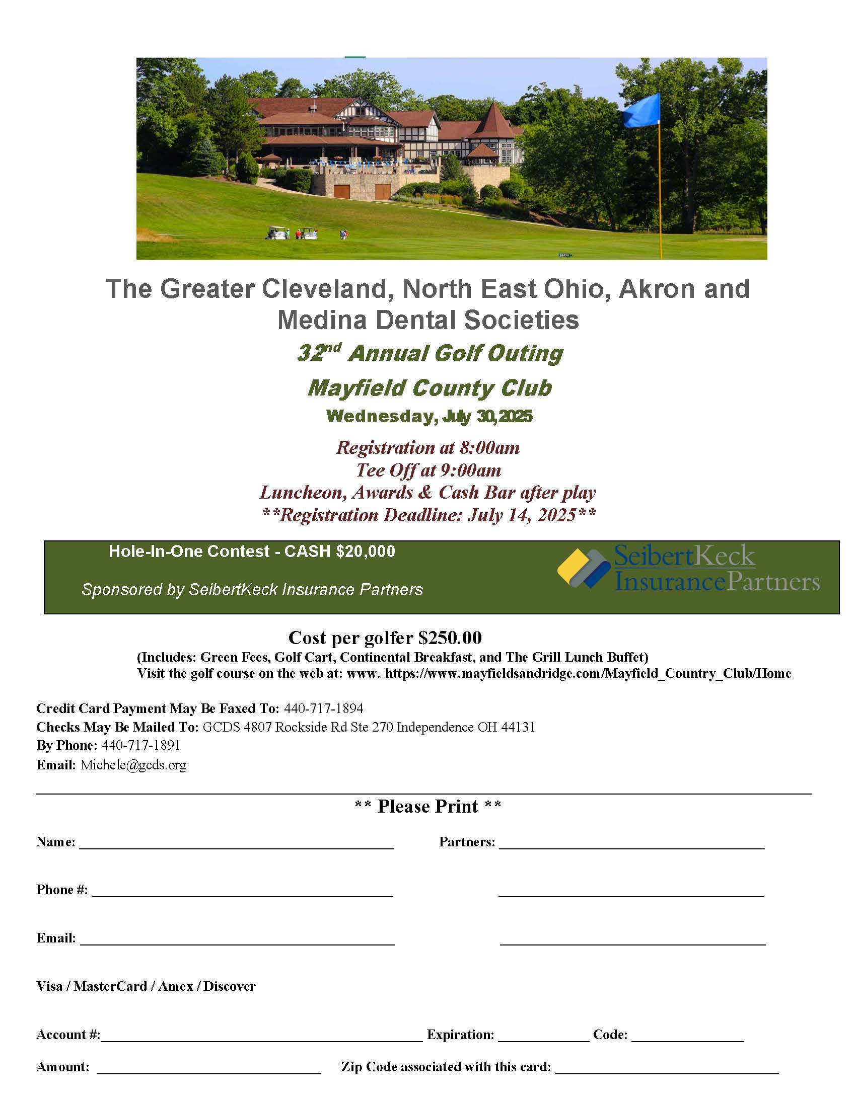 Golf Outing Flyer 2025 Golf Outing 2025